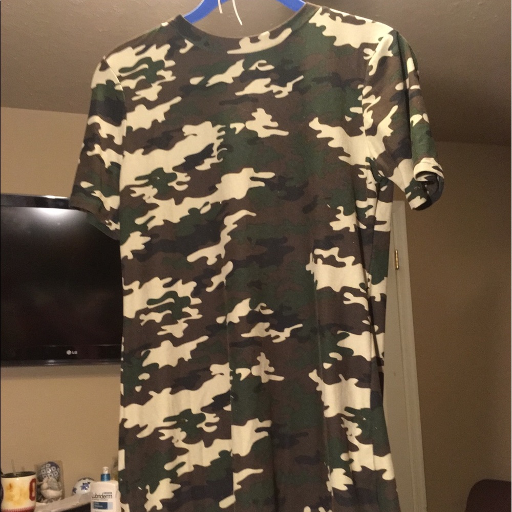 Camo Mini Dress